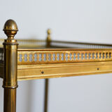 Bedside side brass table