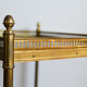 Bedside side brass table