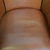 Set of original English handmade springvale club chairs in good condition