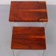 set Rose wood side tables 1970s