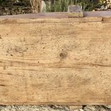 Old wooden basket market gardener florist Savoie chalet