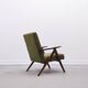 Easy Chair Model B 310 Var in Green Boucle