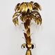 Gilded Italian Hollywood Regency Palm Tree Table Lamp by Hans Kögl