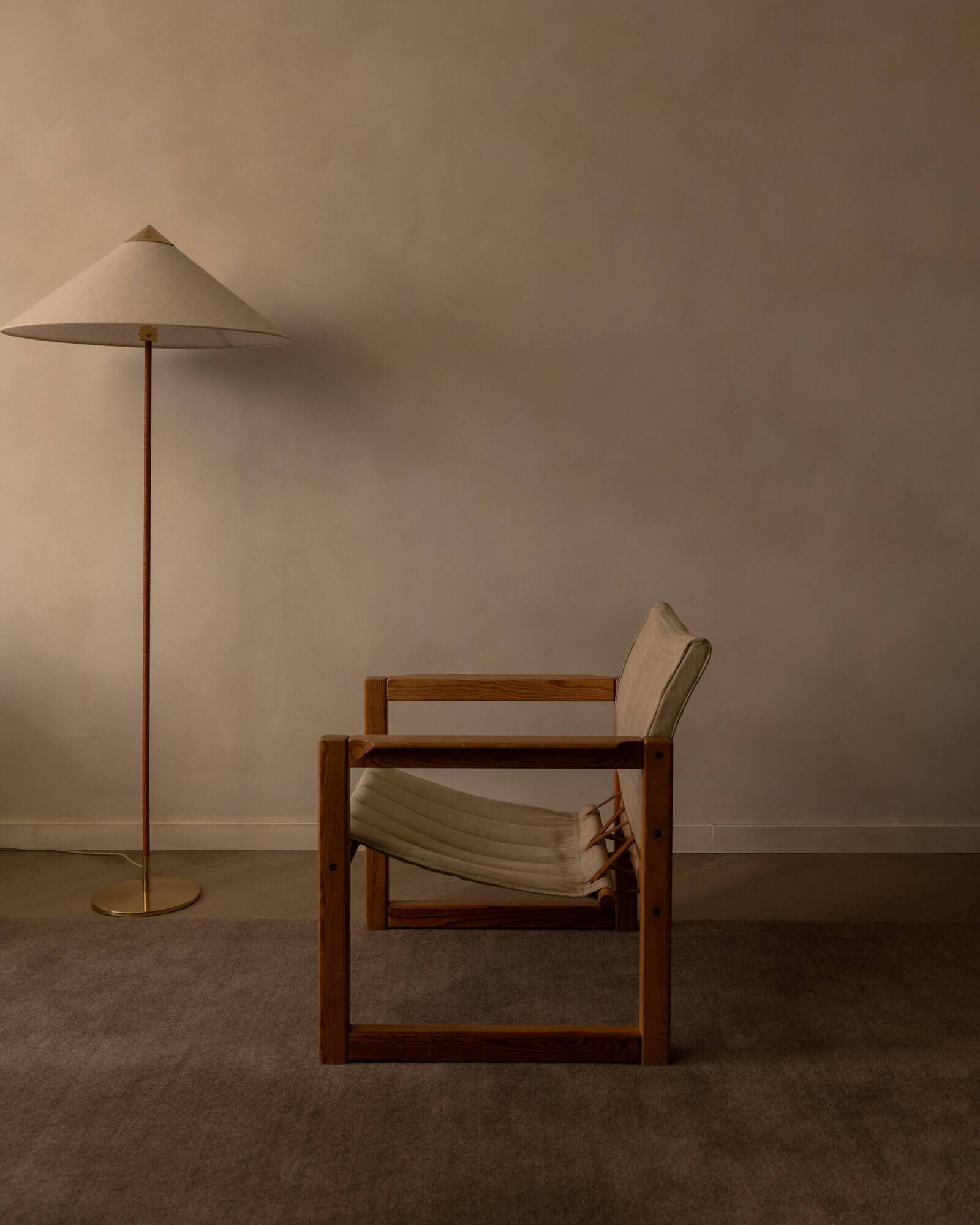 Diana safari chair by Karin Mobring for IKEA · pine and canvas