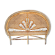 Headboard honey vintage rattan
