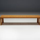 Slate Bench by Charlotte Perriand for Les Arcs, France, 1980s