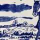 Large plate Delft Blue