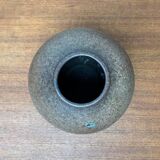 Mid-century German minimalist studio pottery vase by Fritz Van Daalen, 1960s.