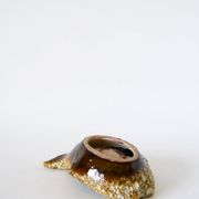 Vide-poche cendrier en Fat Lava, forme de poisson, 1970