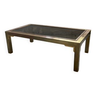 Brass coffee table 60s