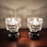 Paire de lampes Vintage 1970