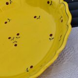 Vintage earthenware plate signed "F. Sicard"