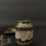 ceramic & enameled vase - Mid-century decorative arts, Germany