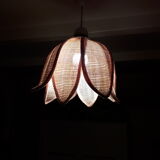 Hanging pink flower cannage