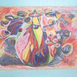 Danish art Fahrendorf, abstract artwork.