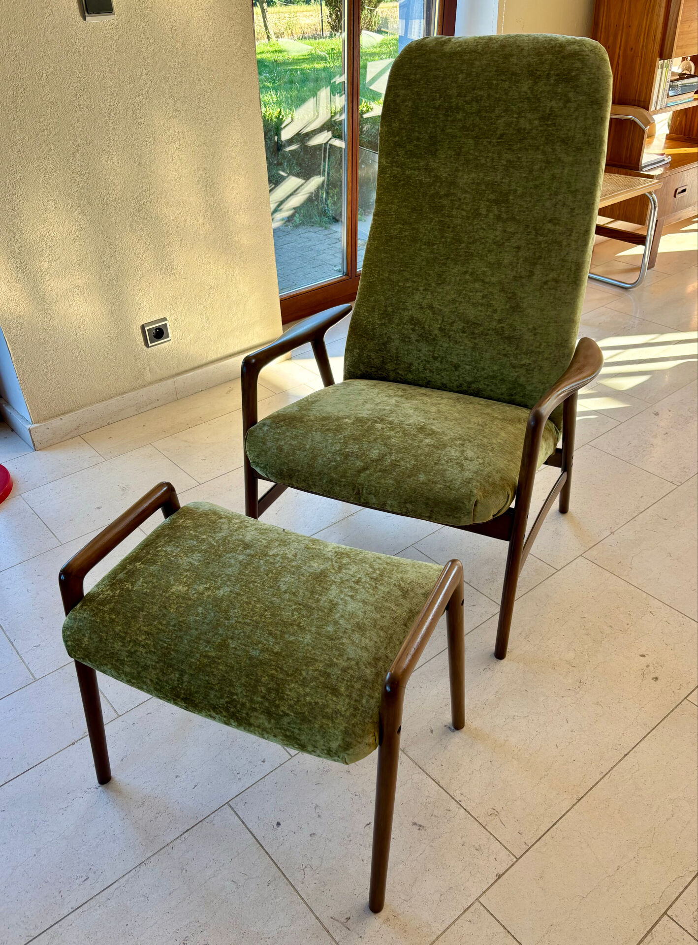 Fauteuil et ottoman Alf Svensson