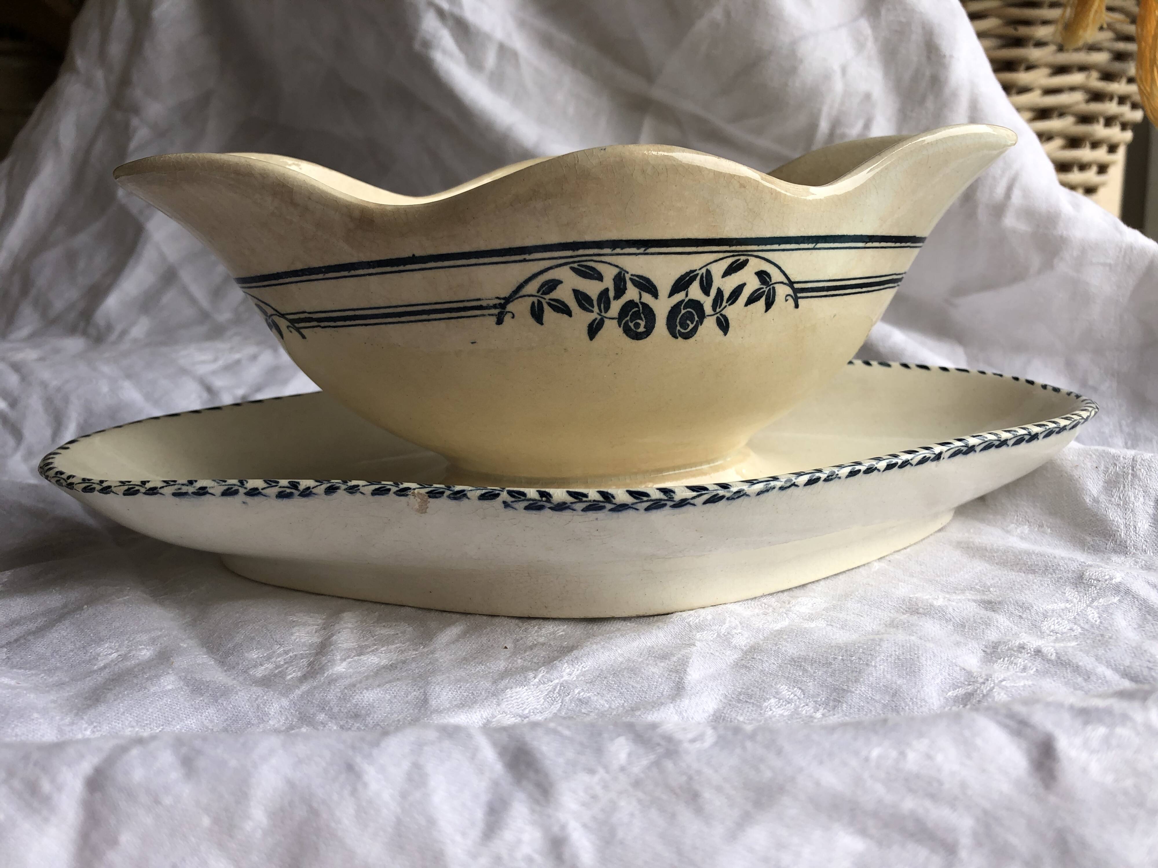 ironstone sauce boat