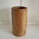 Vase XL en bois brutaliste
