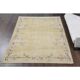 1970s Turkish yellow hand-knotted area rug 210x305