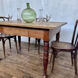 Old cherrywood bistro table