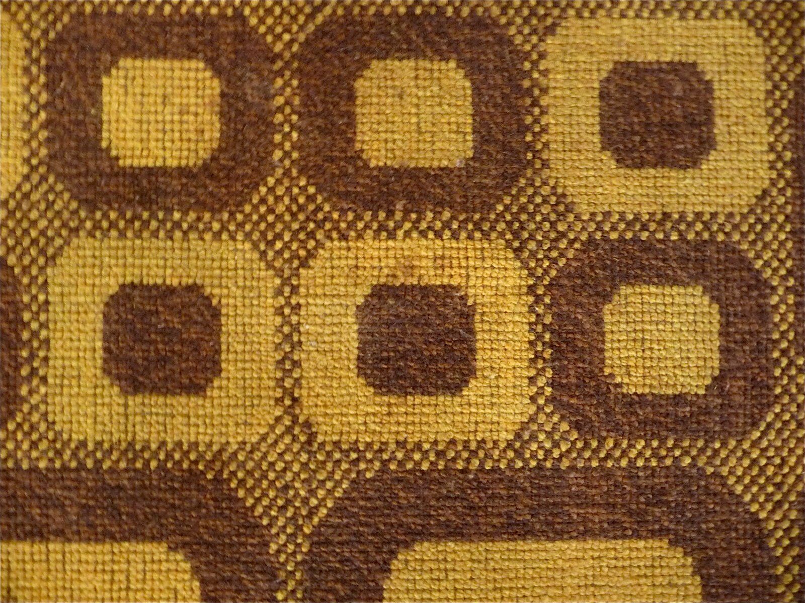 Modernist op-art rug with abstract graphic pattern by Magura, Germany 1960s