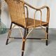 Vintage rattan armchair