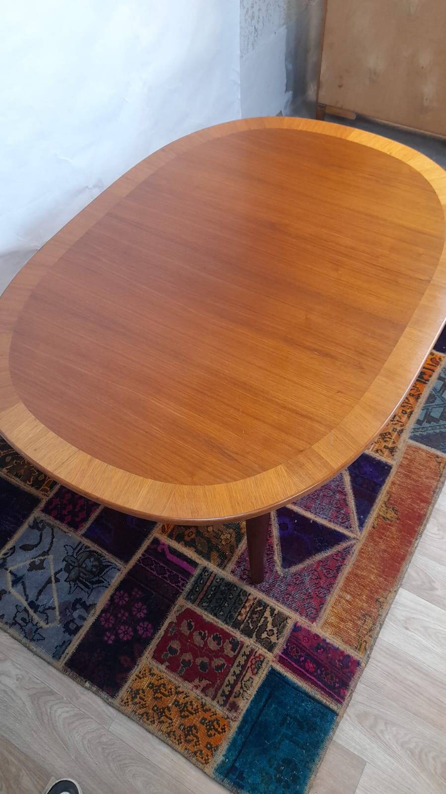 Scandinavian table "Ovalen" in birch, stamped Carl Malmsten, Sweden, 1960s.