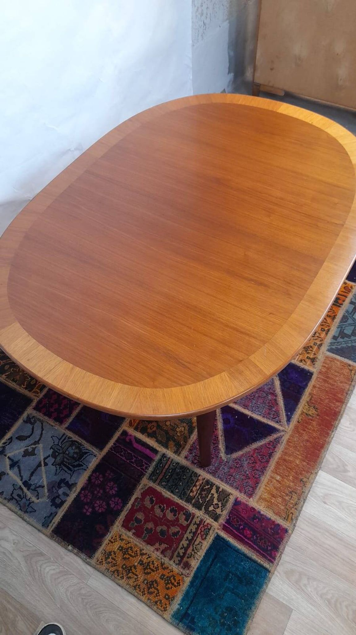 Scandinavian table "Ovalen" in birch, stamped Carl Malmsten, Sweden, 1960s.