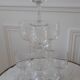 Lot de 9 verres à vin en cristal gravé début XXème