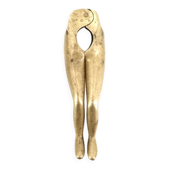 Casse-noix, jambes de femme en laiton, années 30