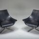 Set of leather armchairs by Rodolfo Dordoni for Matteo Grassi, 1990s