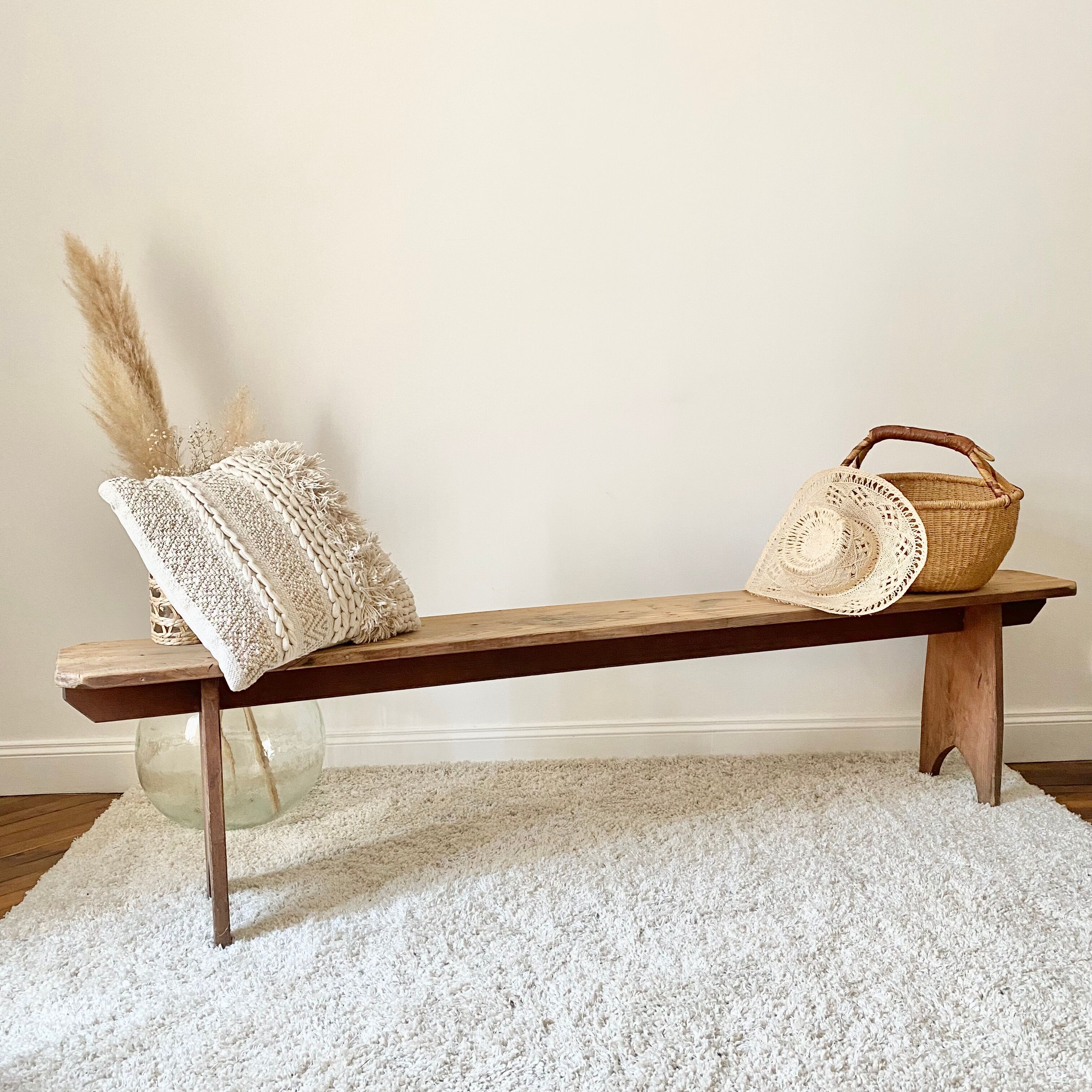 Old farm bench