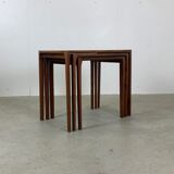 Pull out table in palisander for Wilhelm Renz, 1960s