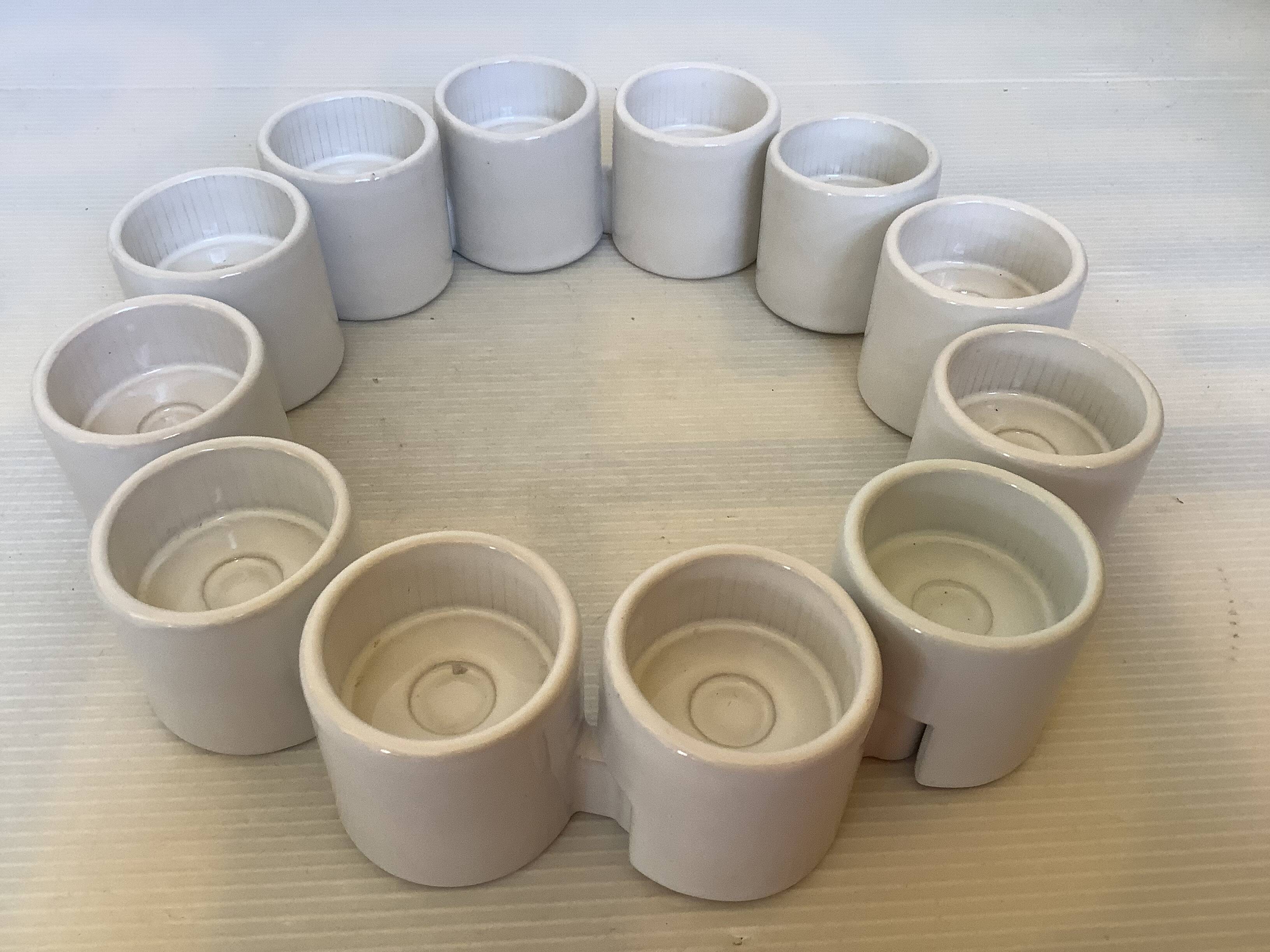 Twelve caterpillar candlesticks Ehlen Johansson