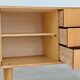 Petit Buffet / Commode style scandinave vintage en bois France 1970