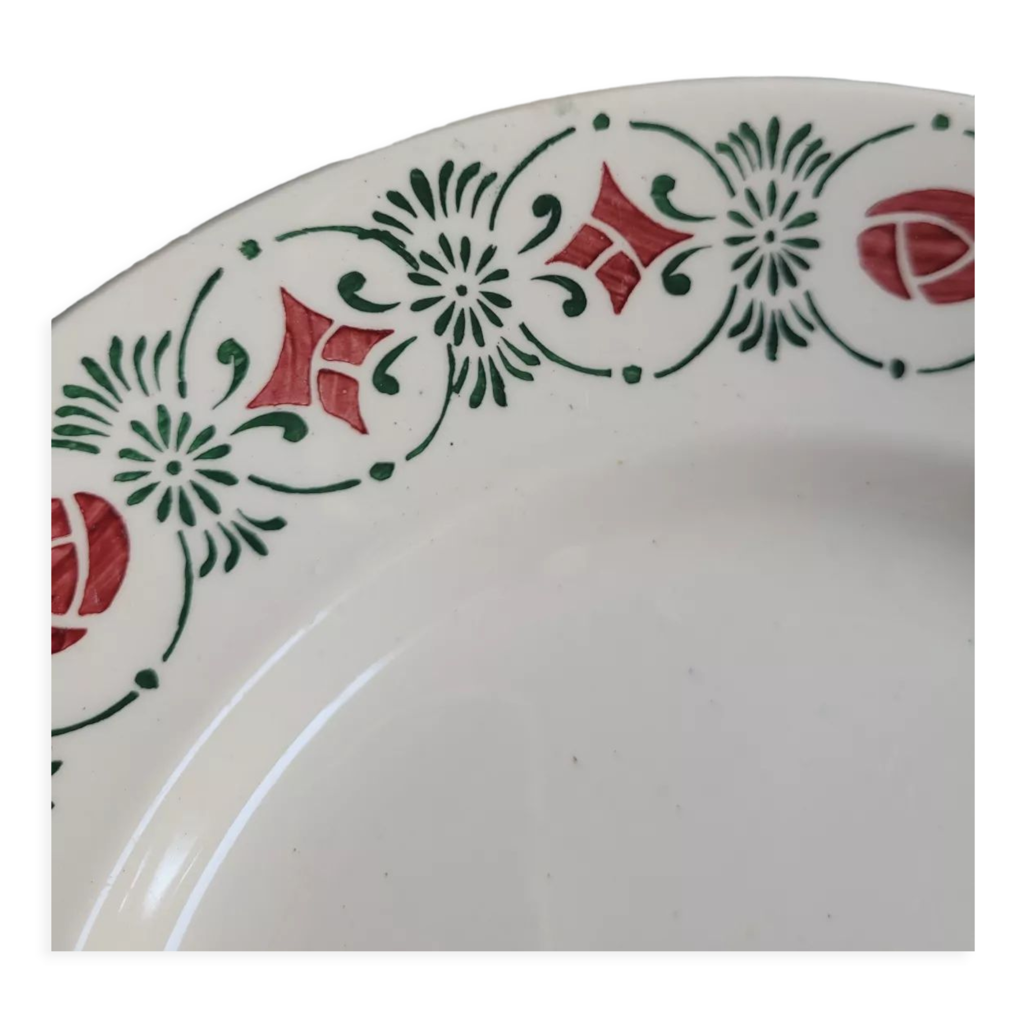 Lot de 7 assiettes Orchies Moulin des Loups et Hamage