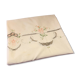 Nappe brodée à la main et dentelle guipure ancienne