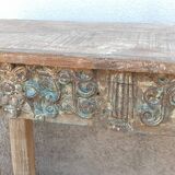 Old console in carved wood
