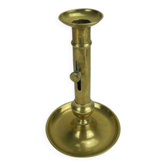 Old vintage decorative brass candle holder candlestick