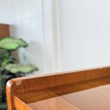 Vintage sideboard/television stand, high-gloss walnut, Bilea