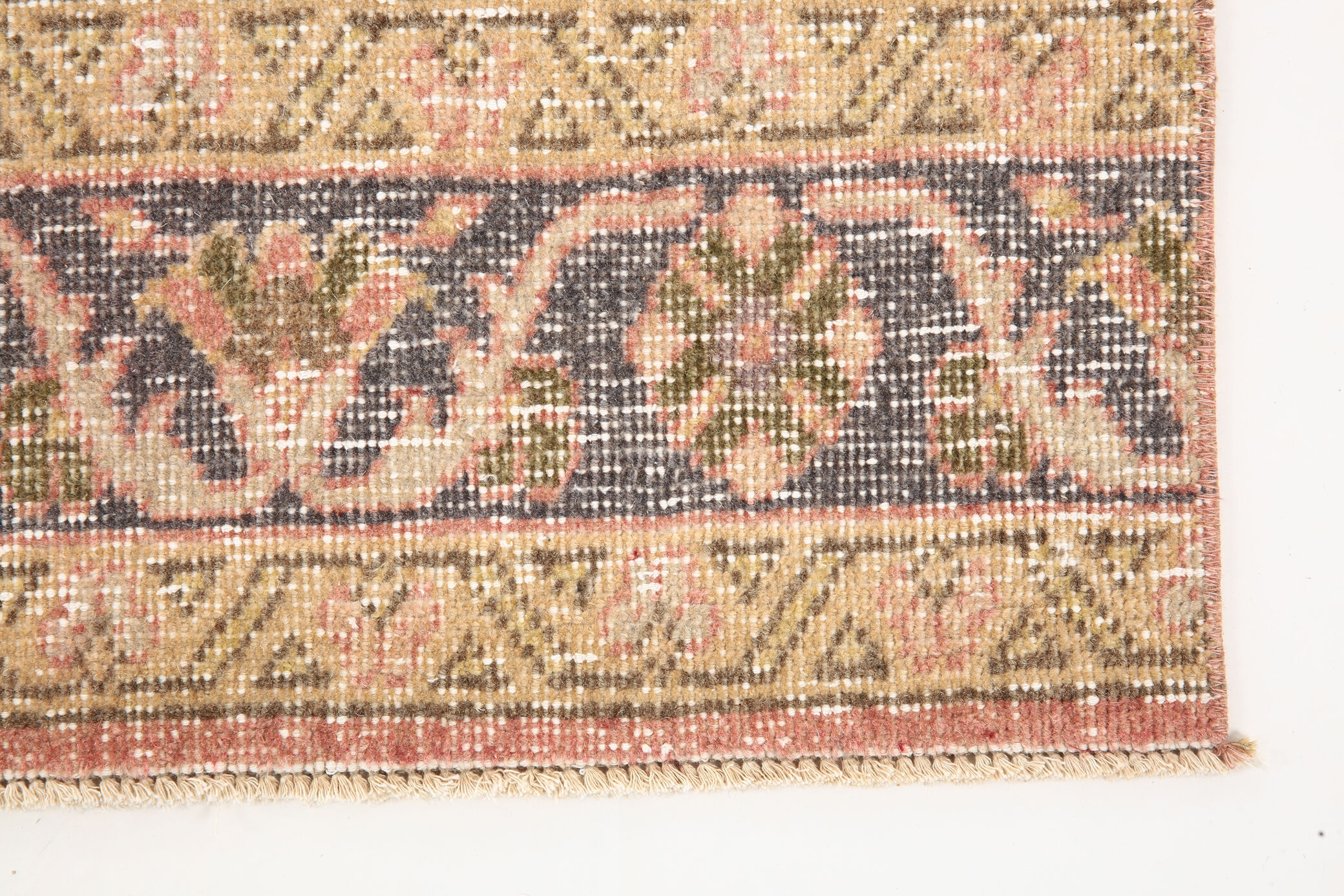 3x11 Vintage Turkish Runner Rug, 91x344Cm