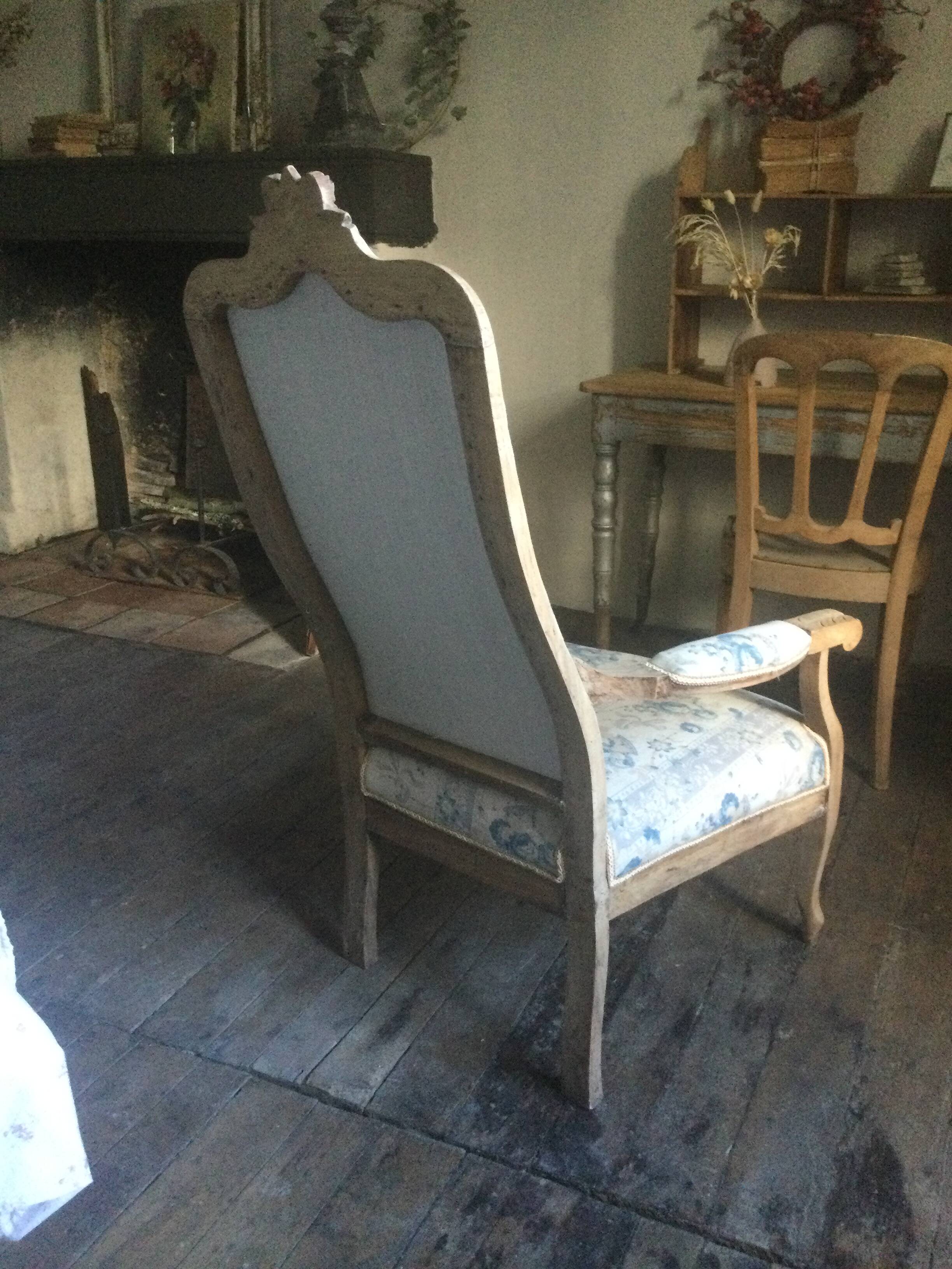 Old Voltaire armchair