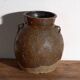 Ancient Chinese glazed stoneware vase – China, circa 1900