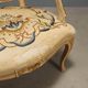 Pair of antique baroque style armchairs in carved wood, Italy, 19th century.