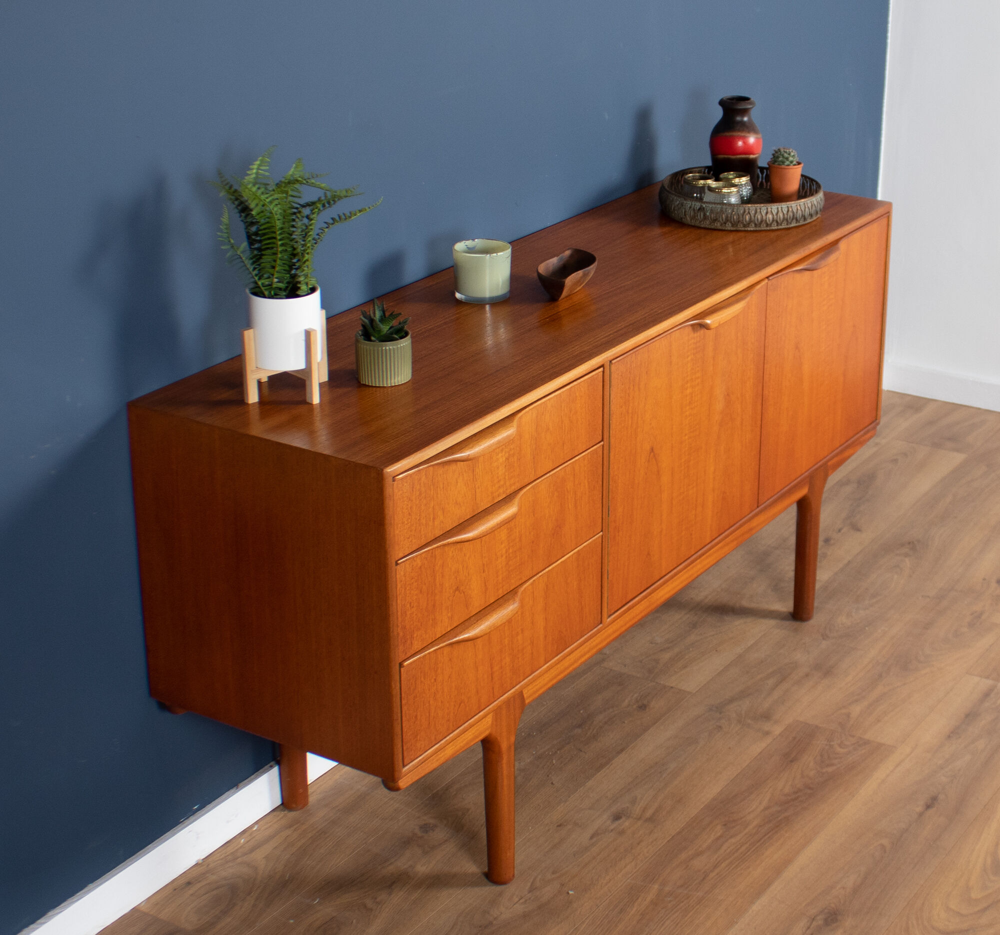 Retro teak 1960s short mcintosh of kirkcaldy dunvegan sideboard tom robertson