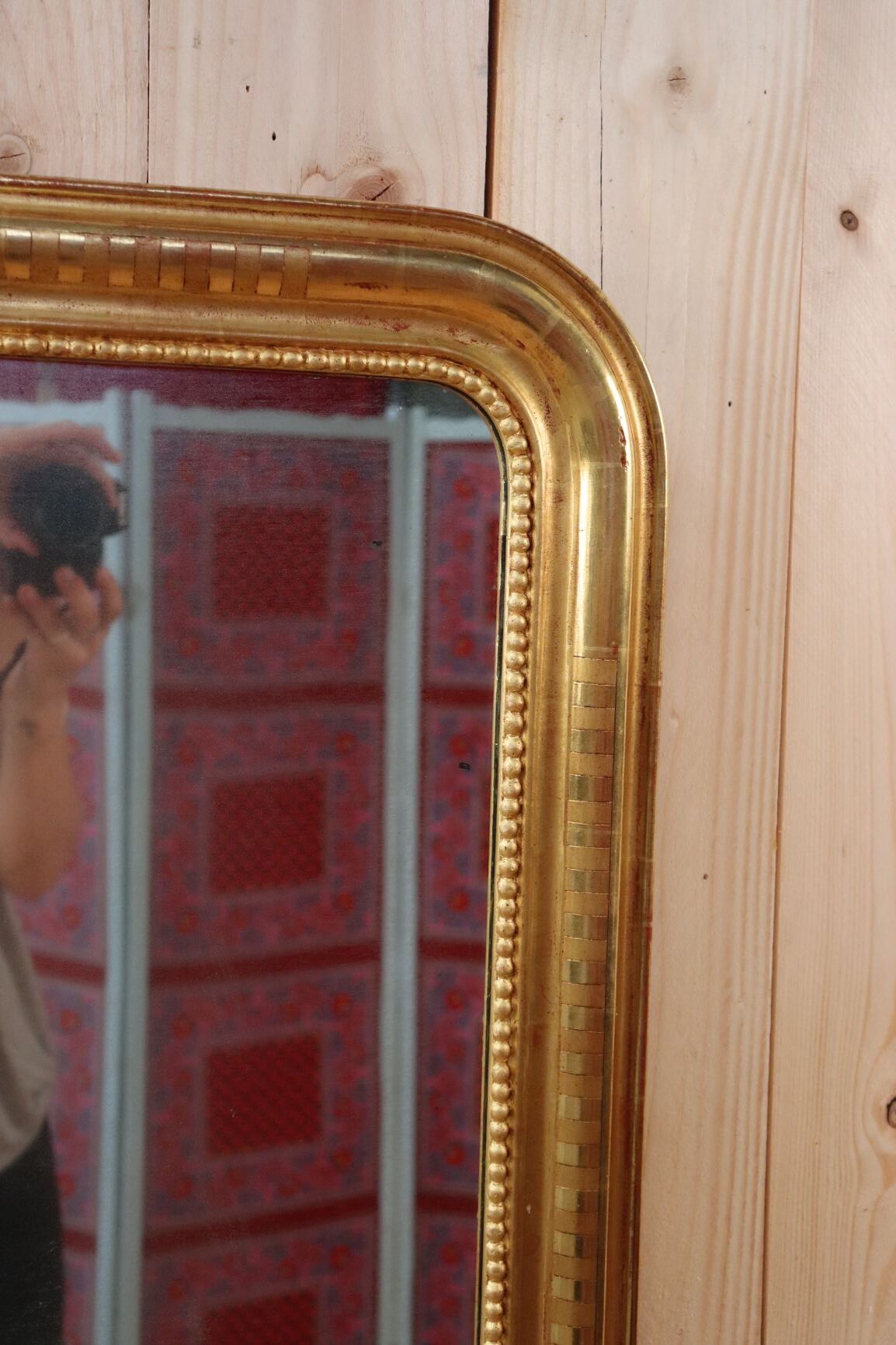 Mirror Louis Philippe Doré 55x73cm