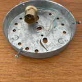 Vontage molded glass ceiling / wall light from the 70s