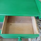 Commode verte Farmhouse style