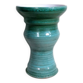 Turquoise ceramic vase Entrevaux