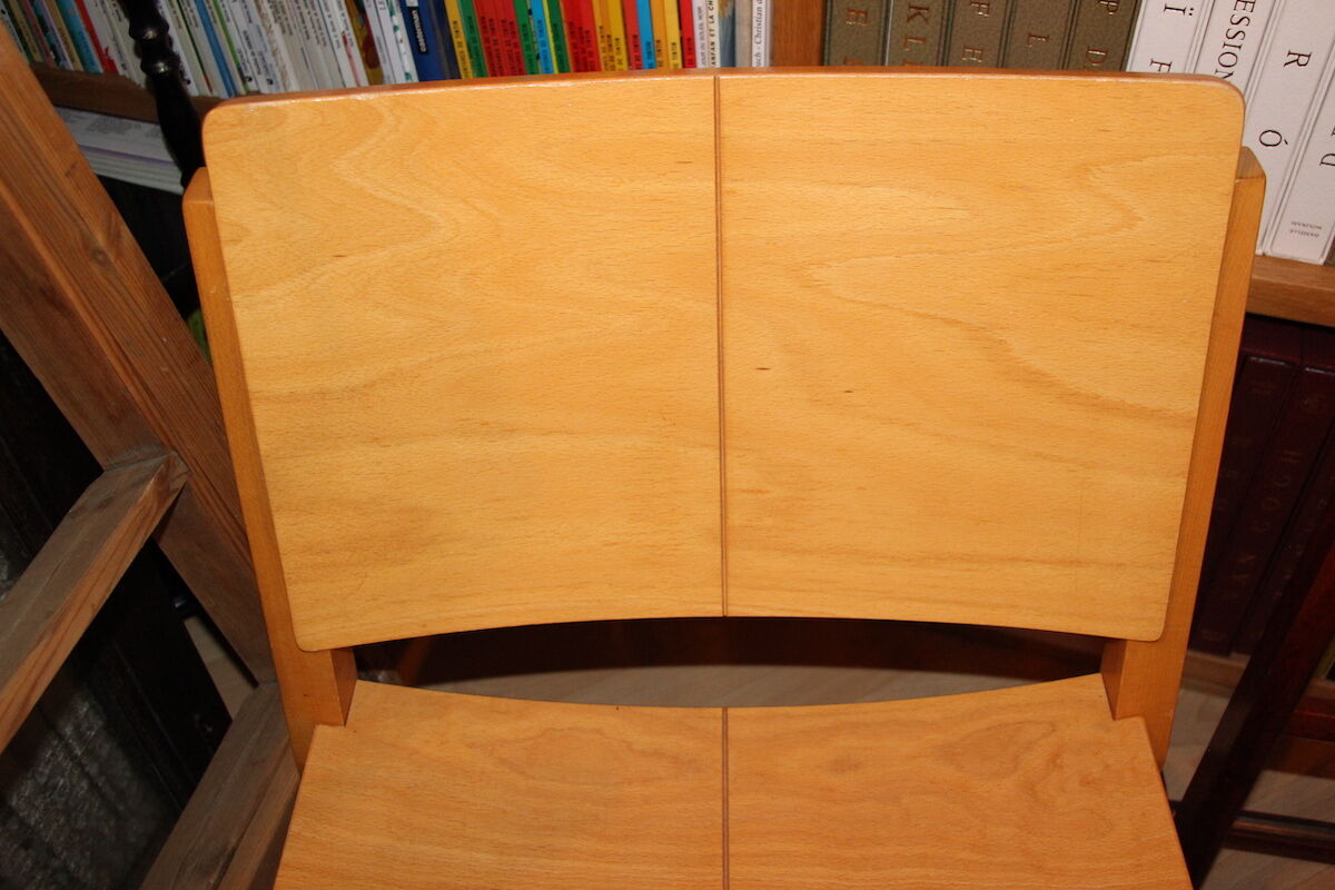 Paire de fauteuils scandinaves 1960 bois